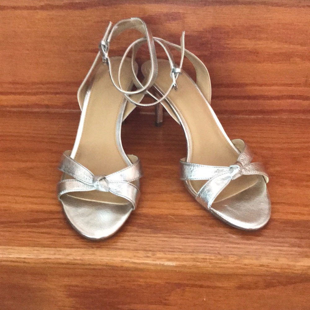 Silver sandals size 9.5